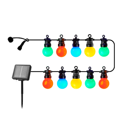 Sirius Lucas Solar lyskæde ude & inde startsæt multifarvet