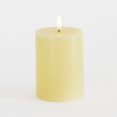 Sirius Sille LED-bloklys lysegul Ø7,5x10 cm