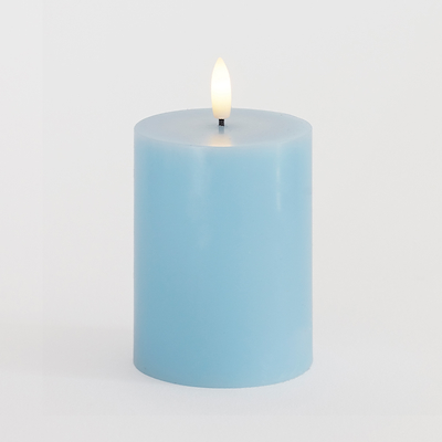 Sirius Sille LED-bloklys lyseblå Ø7,5x10 cm