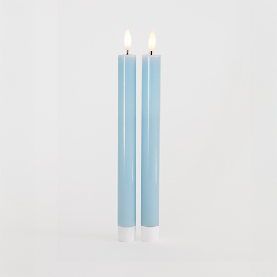 Sirius Sille LED-kronelys lyseblå 2 stk Ø2x25 cm