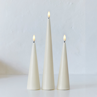 Sirius Sille LED-keglelys hvid Ø4,8x26 cm