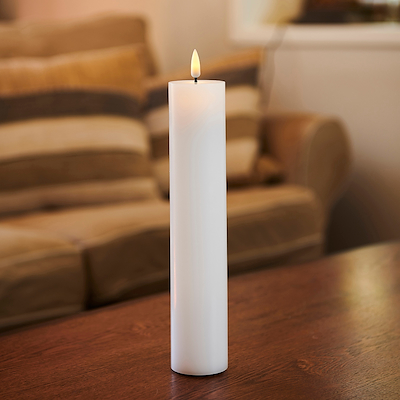 Sirius Sille LED bloklys hvid H25 cm D5 cm