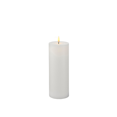 Sirius Sille LED batteridrevet bloklys hvid H20 cm D7,5 cm