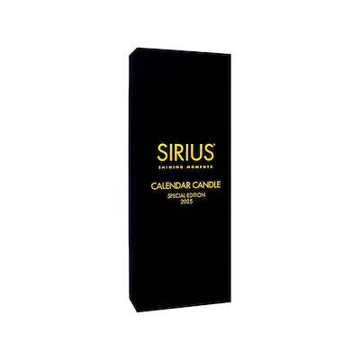 Sirius Sille kalenderlys 2025 hvid H 28,9 cm