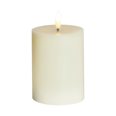 Sirius Sille Lak LED bloklys creme H 10 cm