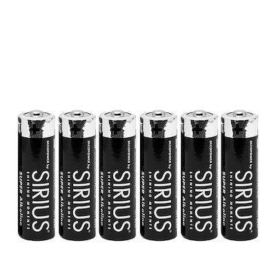 Sirius AA batteri 6 stk.