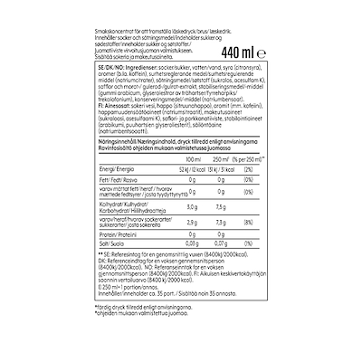 Sodastream Mountain Diet smagskoncentrat inkl. pant 440ml