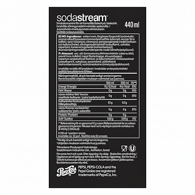 Sodastream smagskoncentrat Pepsi Max cherry 440 ml