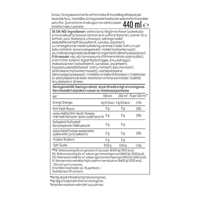 Sodastream smagskoncentrat Pepsi Max vanilla 440 ml