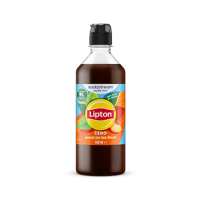 SodaStream Lipton Peach Zero smagskoncentrat 440 ml.