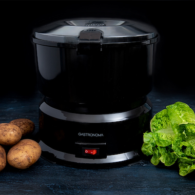 Gastronoma automatisk kartoffelskræller sort 1 kg 85 Watt