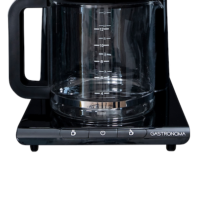 Gastronoma Kaffemaskine 1,5L Sort/Stål 1050W
