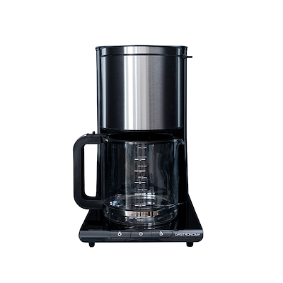 Gastronoma kaffemaskine sort/stål 1,5 liter 1050 watt