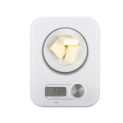 Witt Premium batterifri køkkenvægt hvid