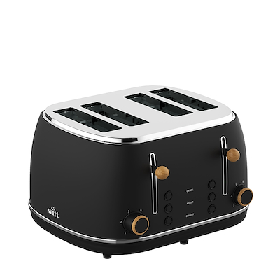 Witt Premium 4-slice Toaster sort 1500 watt