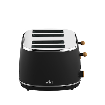 Witt Premium 4-slice Toaster sort 1500 watt