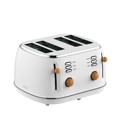 Witt Premium 4-slice Toaster hvid 1500 watt