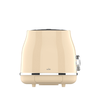 Witt Premium Retro brødrister creme 800-1000 watt