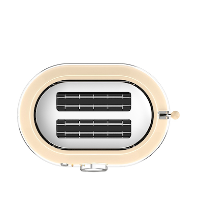 Witt Premium Retro brødrister creme 800-1000 watt