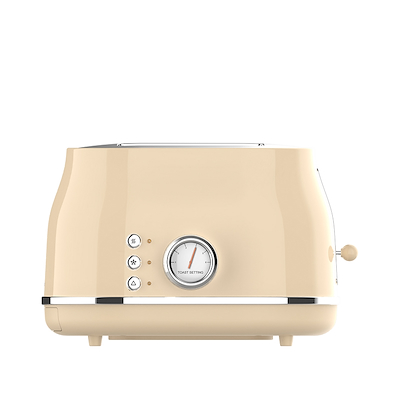 Witt Premium Retro brødrister creme 800-1000 watt