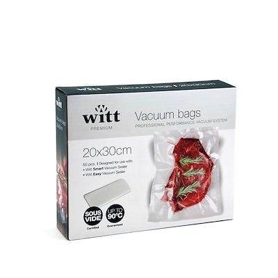 Witt Premium vakuumpose transparent 20x30 cm 50 stk