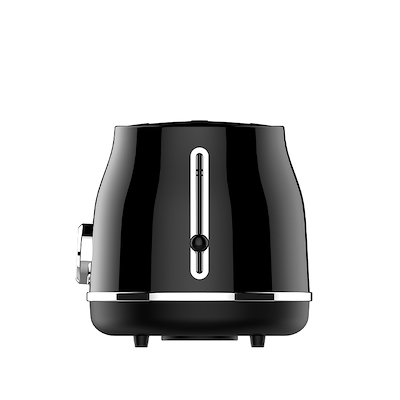 Witt Premium Retro toaster/brødrister sort