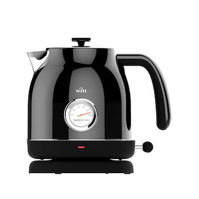 Witt Premium Retro kedel sort 1,5 liter 2400 watt