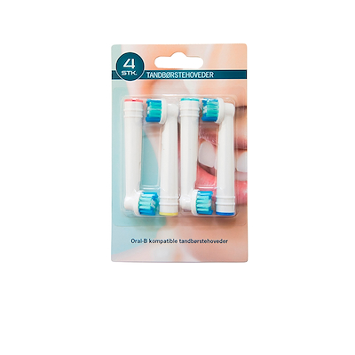 Tandbørstehoveder 4 stk.