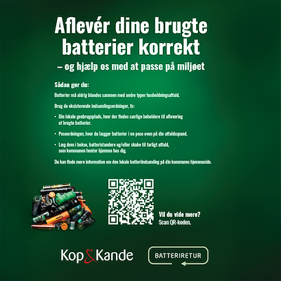 Powerpaq Alkaline LR6 AA-batteri 10 stk.