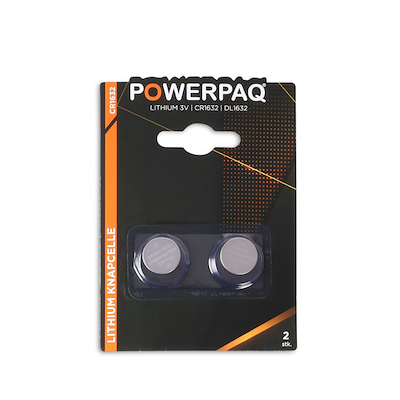 Powerpaq CR1632 batteri 2 stk.