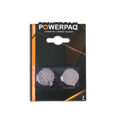 Powerpaq CR2430 batteri 2 stk.