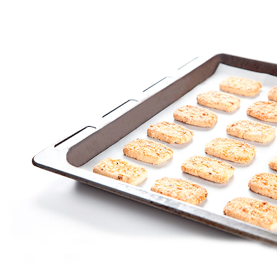 Genanvendeligt bagepapir 33x40 cm hvid