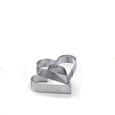 Tærteform hjerte 2 Stk. 9 Cm