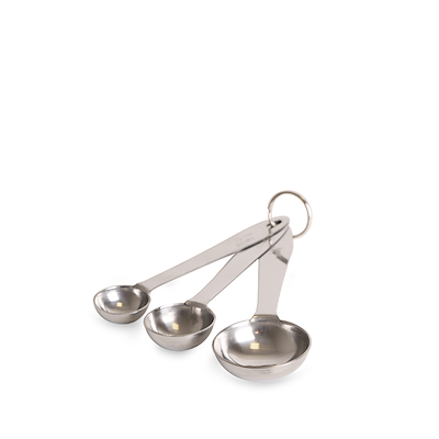 Aldente måleske sæt rustfrit stål 3 stk.