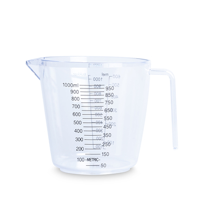 Aldente målekande plast 1000 ml