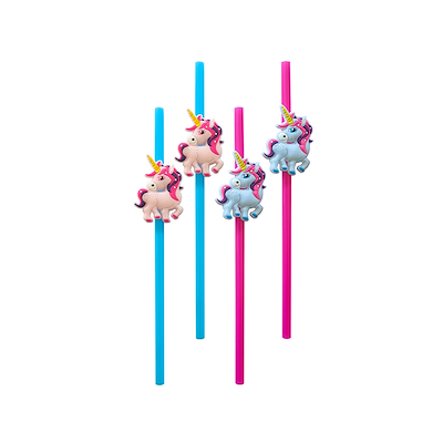 Genanvendelige sugerør med silikoneenhjørning