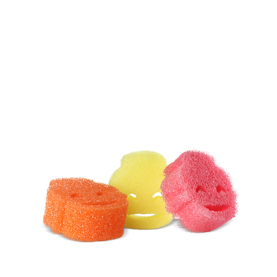 Sponge Buddy rengøringssvamp multifarvet 9,5 cm