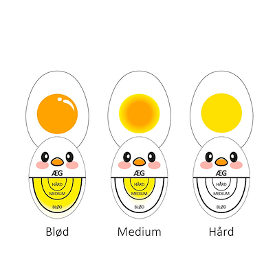 Royal Series æggeur/æggetimer med farveindikator
