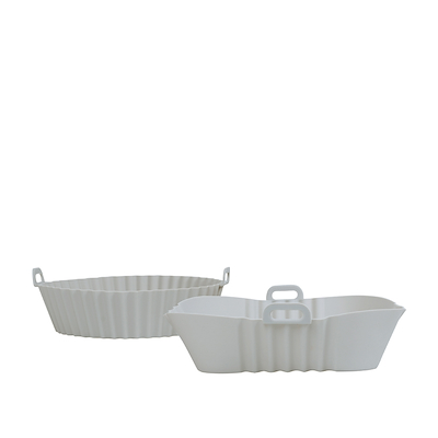 Airfryer silikoneforme Ø20cm + 21x21cm