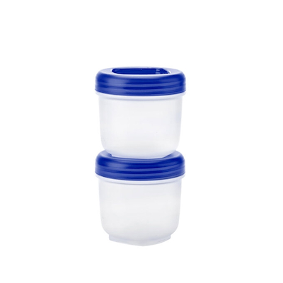 Snack pots madbøtter kongeblå 2 stk. 150 ml