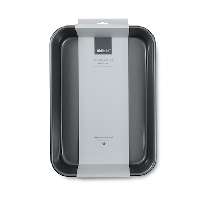 Aldente bradepande sort 40x28x7 cm