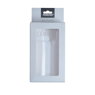 Aldente flaskesæt klar 2 stk. 180 ml og 350 ml