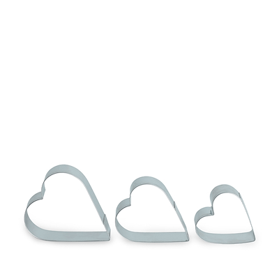 Aldente udstiksforme hjerte 3 stk