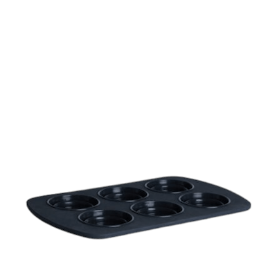 Foldbar muffinform 6 huller silikone