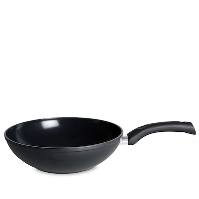 Aldente wokpande keramisk belægning sort Ø 28 cm