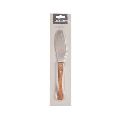 Aldente smørekniv brun 22,5x3 cm