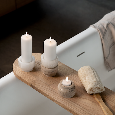 Uyuni Lighting LED bloklys hvid H7,5 cm