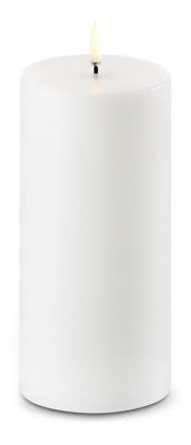 Uyuni Lighting LED bloklys hvid H15 cm D7,8 cm