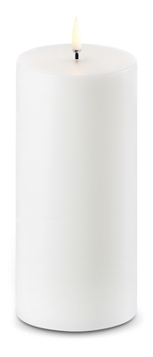 Uyuni Lighting LED bloklys hvid H 15 cm Ø 7,8 cm