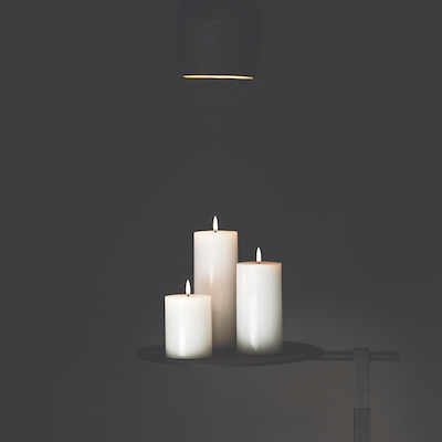 Uyuni Lighting LED bloklys hvid H20,3 cm